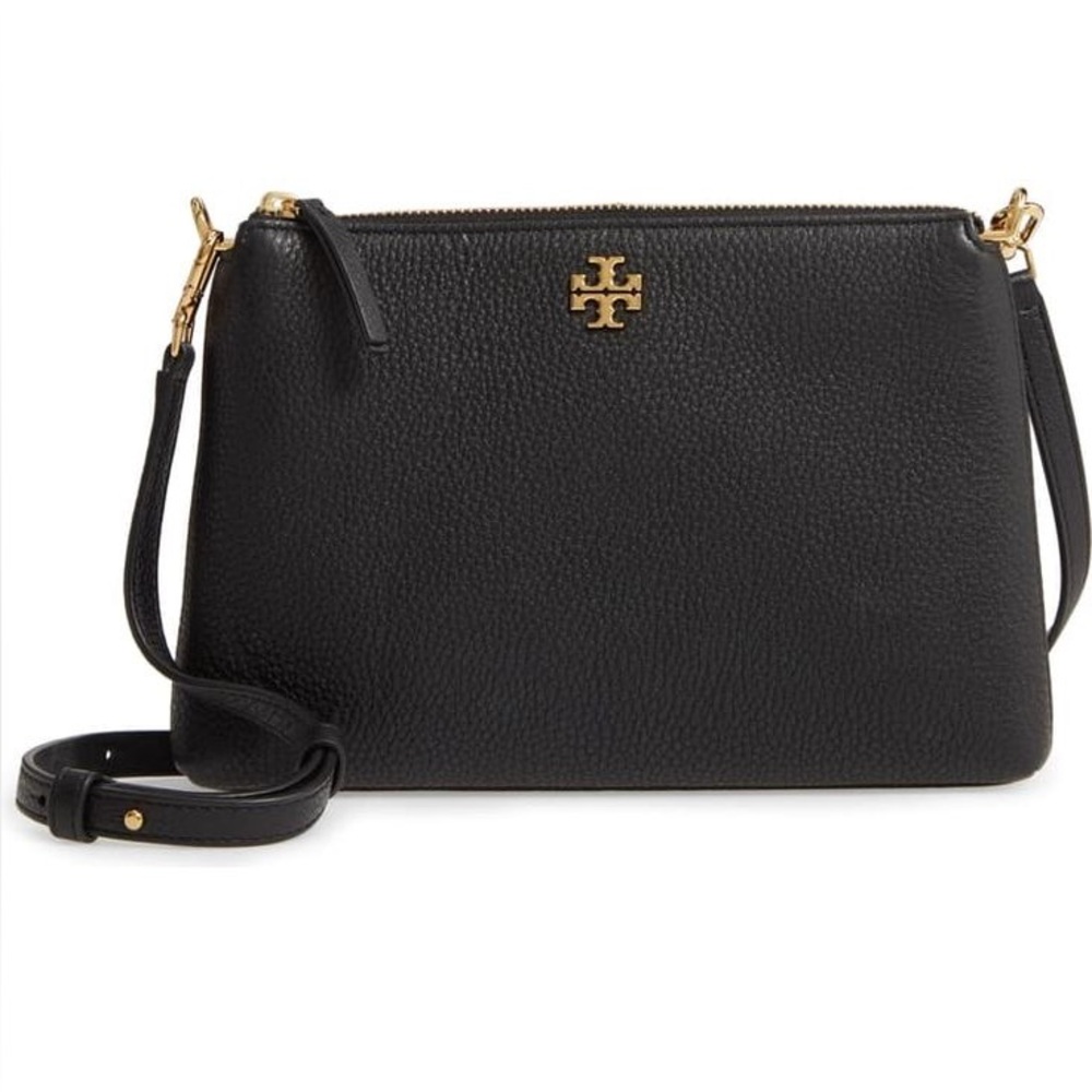 Mercer Pebbled Leather Zip Crossbody Bag